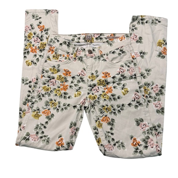 Citizens of Humanity Mandy High Waist Retro Slim Roll Up Floral Jeans Size 24 - Picture 4 of 8